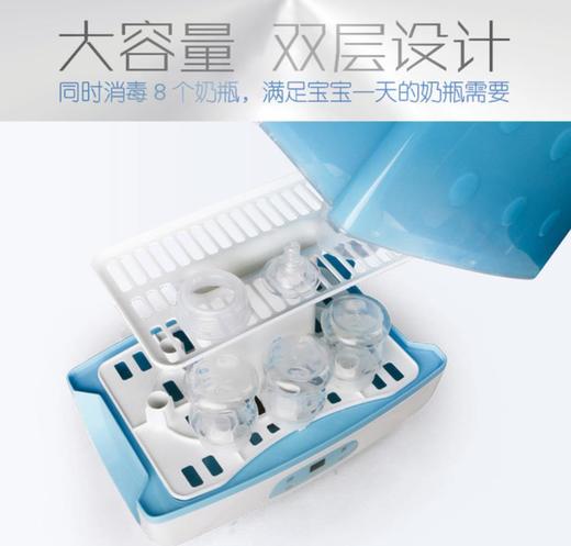 【消毒锅】亲婴儿奶瓶消毒器带烘干多功能宝宝蒸汽消毒锅 商品图1