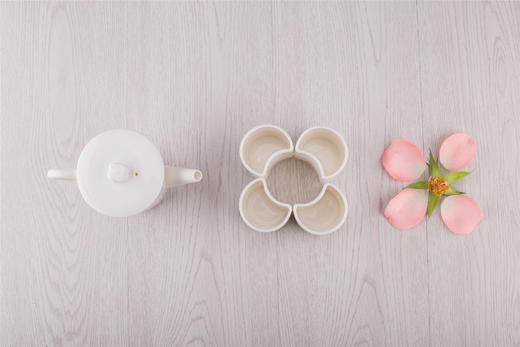 花瓣-茶具 | 原创设计，光滑透亮，一壶四杯 商品图7