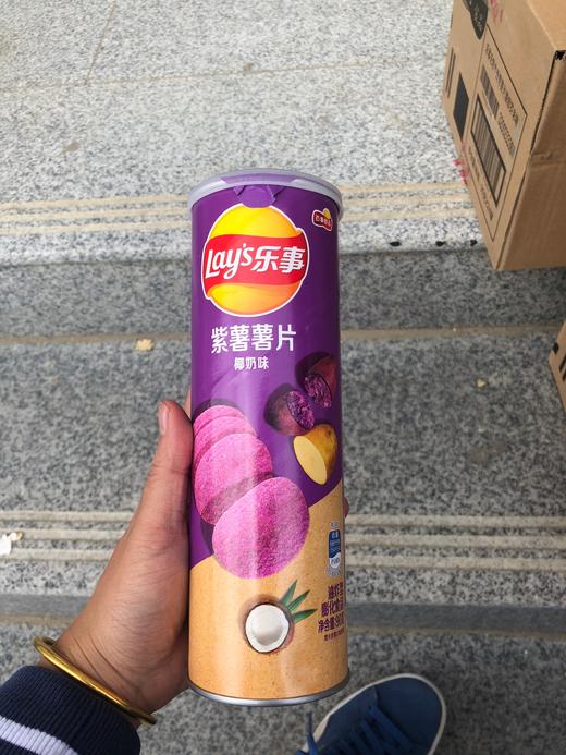 乐事紫薯薯片椰奶味