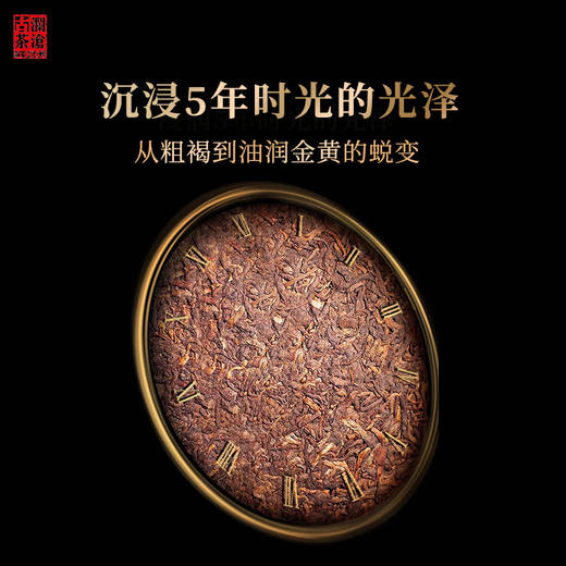 澜沧古茶2019岁月留金五年陈古树普洱茶熟茶357g 商品图3