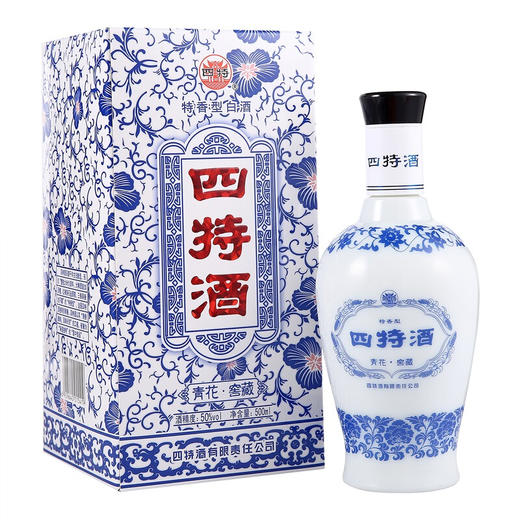 四特酒青花窖藏特香型白酒50度 500ml/1瓶/2瓶 商品图0