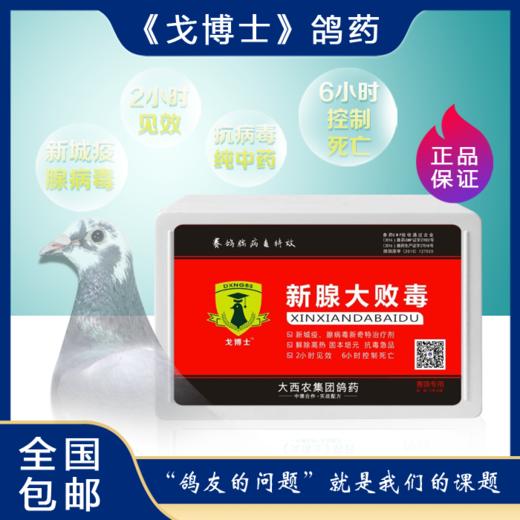 【新腺大败毒】粉5g*8袋，新城疫、腺病毒新奇特治疗剂（大西农戈博士） 商品图0