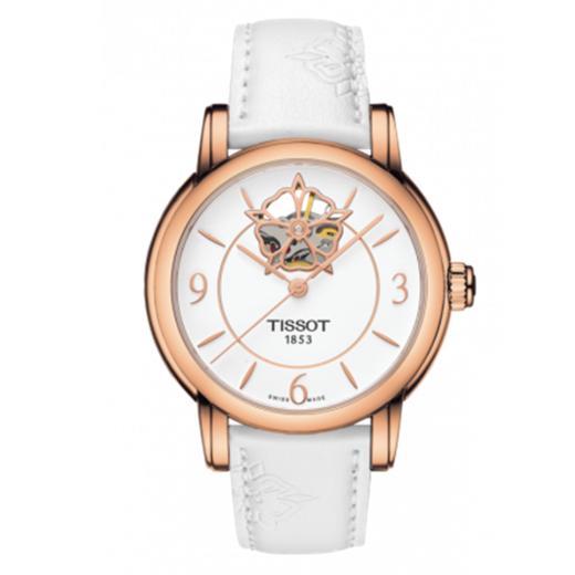 天梭 TISSOT 心媛系列T050.207.37.017.04皮带80机芯机械女表 商品图0