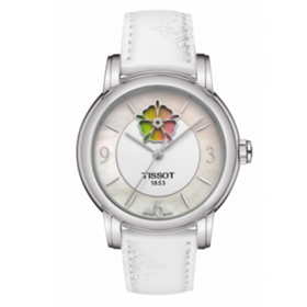 天梭 TISSOT 心媛系列T050.207.17.117.05 皮带80机芯女士腕表