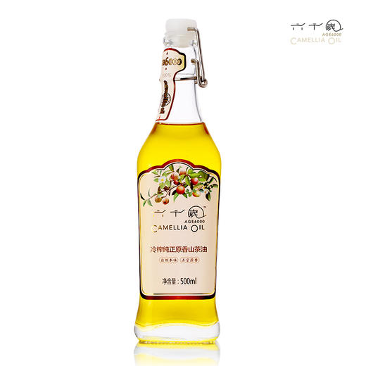 香港最受欢迎品牌 孕婴-坐月必备营养油  六千嵗冷榨纯正原香山茶油 500ML 商品图0