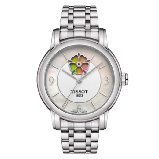 天梭 TISSOT 心媛系列钢带80机芯机械女士腕表 T050.207.11.117.05 商品图0