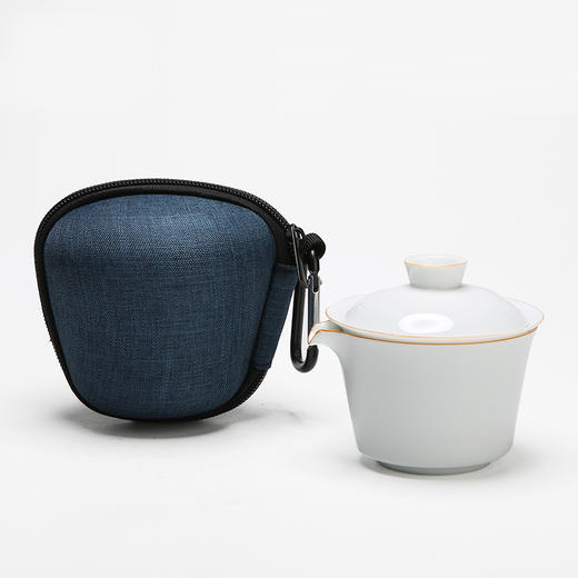 景德镇陶瓷茶具套组.甜白釉五件套 商品图0