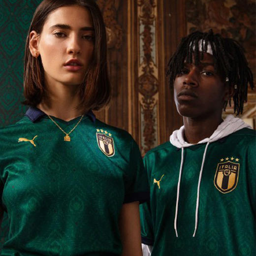PUMA/彪马 意大利欧洲杯文艺复兴客场球迷版球衣75646503 商品图2