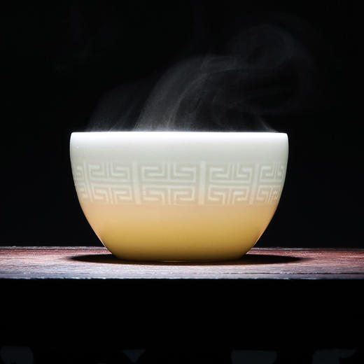 景德镇陶瓷功夫茶具.影青单杯品茗杯 商品图1