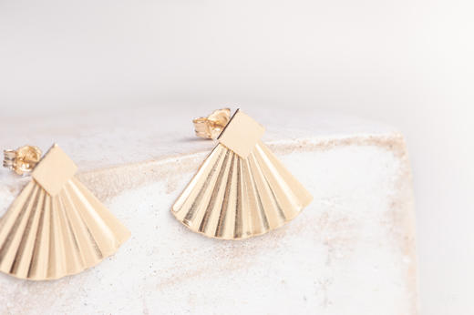 CHINA earrings - SQUARE 前后耳环 商品图4