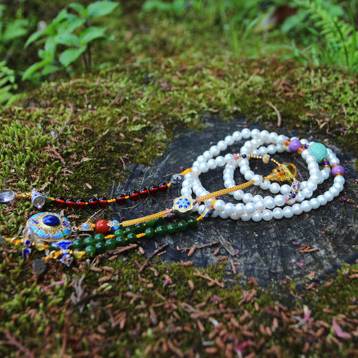 108颗珍珠多宝串珠项链【孤品】 商品图0