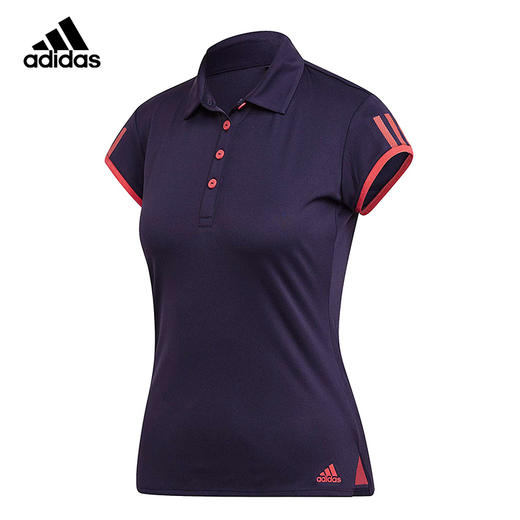 adidas阿迪达斯女装19夏季新款运动polo衫透气休闲短袖t恤du0946m