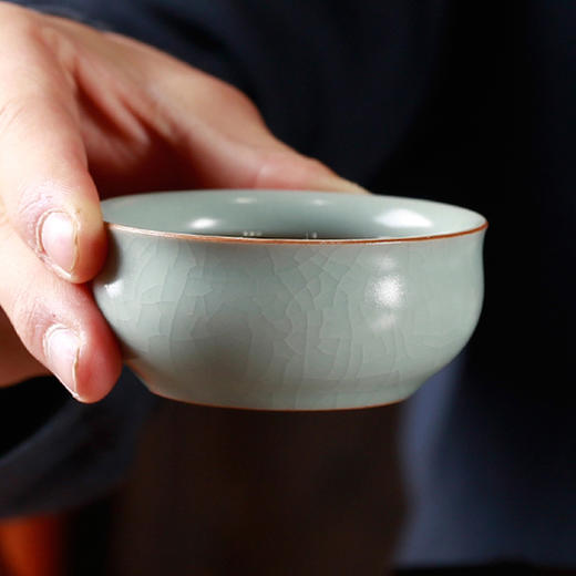 景德镇汝窑开片品茗杯 商品图1