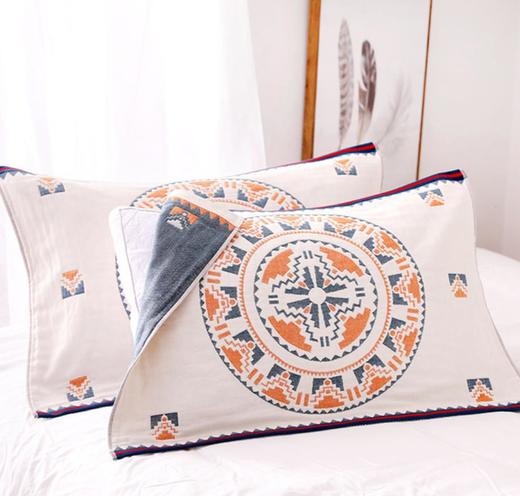 【枕巾】.全棉四层加厚枕头巾男女学生枕头巾 商品图1