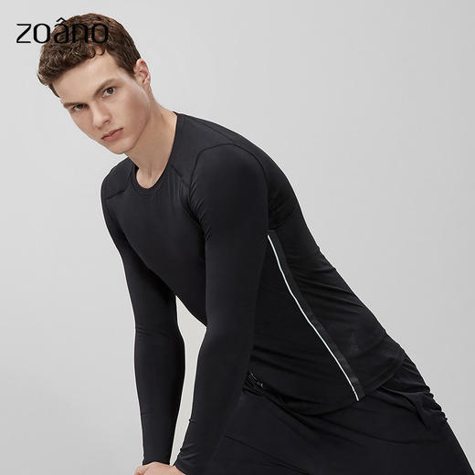 zoano佐纳男士瑜伽健身运动长袖 MMTX181701 商品图3