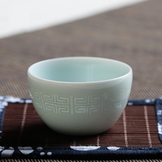 景德镇陶瓷功夫茶具.影青单杯品茗杯 商品图2