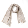 70cm宽 条纹格子 克什米尔pashmina羊绒围巾 商品缩略图1