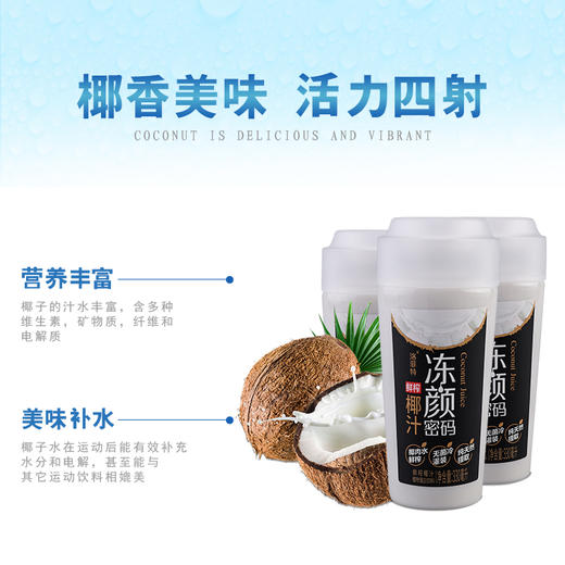 【洛菲特 冻颜密码 鲜榨椰汁】330ML/瓶，保质期90天 商品图1