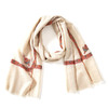 70cm宽 米白色 边绣 克什米尔pashmina羊绒围巾 - 3 商品缩略图3
