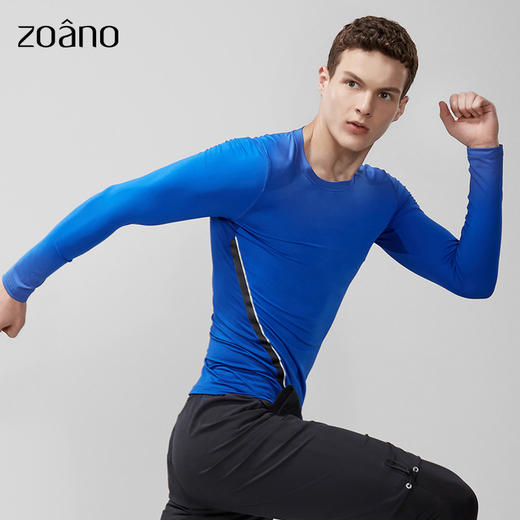 zoano佐纳男士瑜伽健身运动长袖 MMTX181701 商品图4
