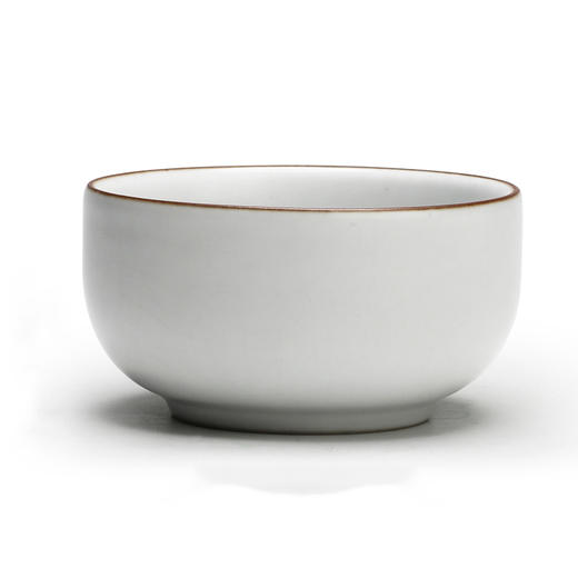 景德镇陶瓷品茗单杯.汝窑手工茶杯（月白） 商品图0