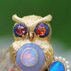 猫头鹰紫翡翠宝石胸针【定制/询价】 商品缩略图0