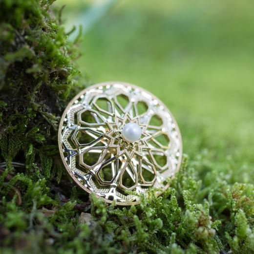 珍珠建筑胸针【仅现货】 商品图2