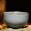 景德镇陶瓷品茗单杯.汝窑手工茶杯（月白） 商品缩略图2