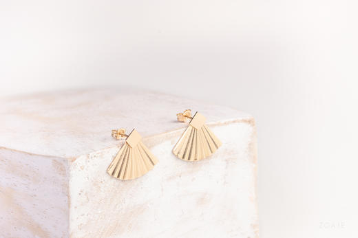 CHINA earrings - SQUARE 前后耳环 商品图7
