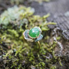三叶草绿翡黄金戒指/吊坠（定制周期40天） 商品缩略图0