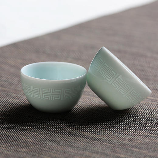 景德镇陶瓷功夫茶具.影青单杯品茗杯 商品图4