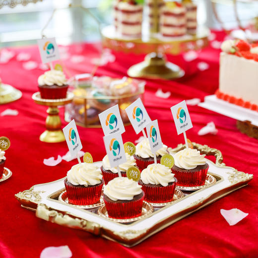 红色主题甜品台 商品图3
