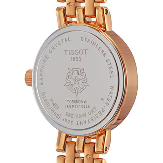 天梭Tissot 乐爱系列T058.009.33.111.00钢带石英女表 商品图2