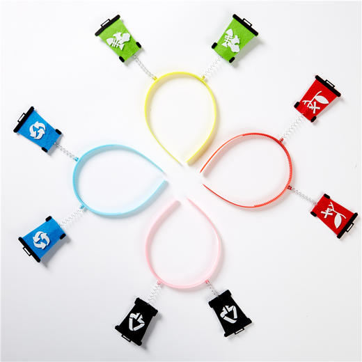 美可垃圾分类发箍游戏道具手工diy材料包儿童益智玩具幼儿园 商品图2