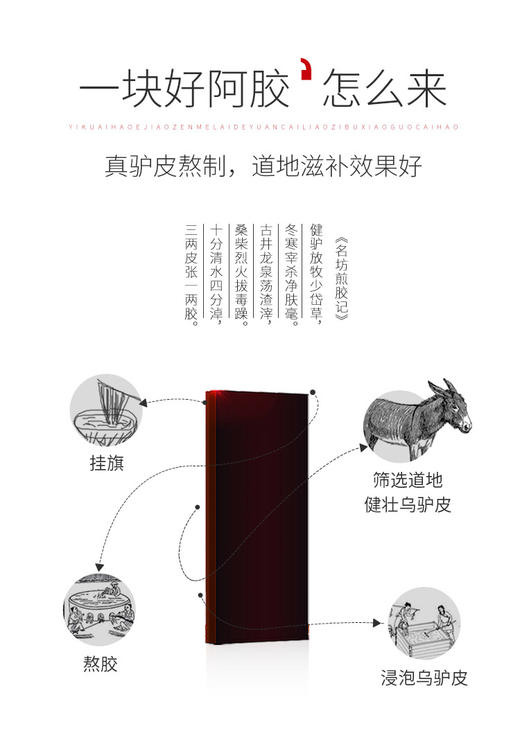 固本堂即食阿胶固元糕礼盒500g/盒JPY带授权招加盟代理 商品图5