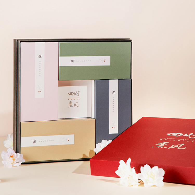 四时熏风随身香包礼盒 | 闻得见的24节气