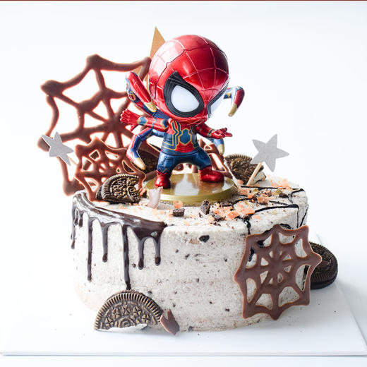 蜘蛛侠—奥利奥海盐裸蛋糕（巧克力味蛋糕体） 商品图3