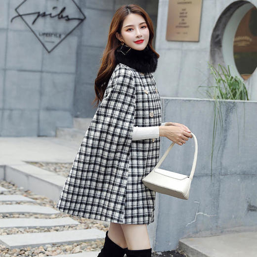 CQ-YJLY9971新款时尚潮流舒适毛呢外套 商品图3