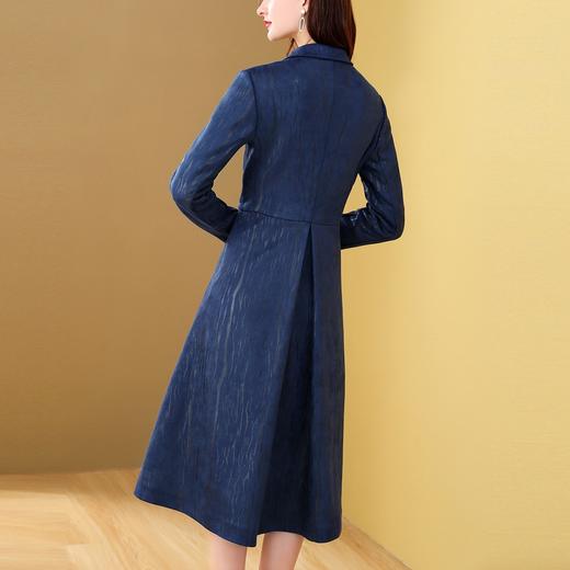 （服饰秒杀  不退 可换其它款）
洛诗琳韩版修身收腰鹿皮绒中长款风衣外套（付款七天内发货） 商品图2