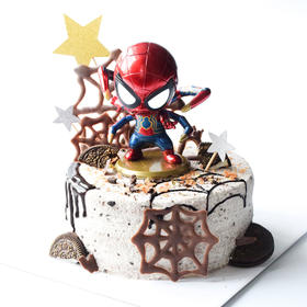 蜘蛛侠—奥利奥海盐裸蛋糕（巧克力味蛋糕体）