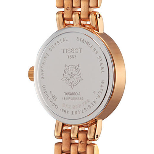 天梭Tissot 乐爱系列T058.009.33.031.01钢带石英女表 商品图2