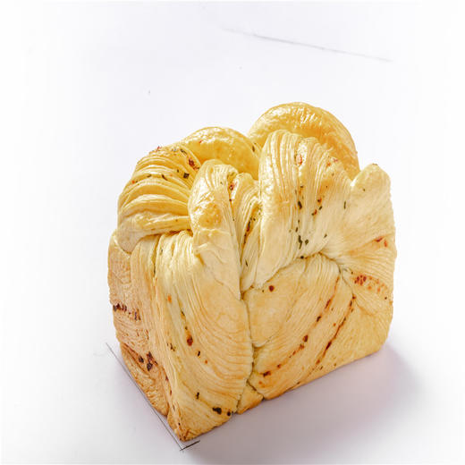 王梁面包 千层牛油香葱咸吐司 丹麦包的灵魂在于片状黄油的使用 为此