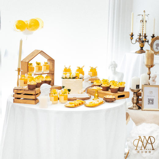 黄色主题甜品台 商品图2