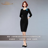 【特惠】YIQU |“完美线条”连身裙（丝绒黑）PT 商品缩略图4