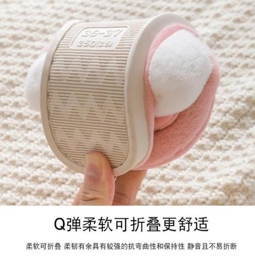 【服饰鞋包】棉拖鞋女家居秋冬季可爱情侣室内厚底保暖防滑儿童棉拖男冬天 商品图3