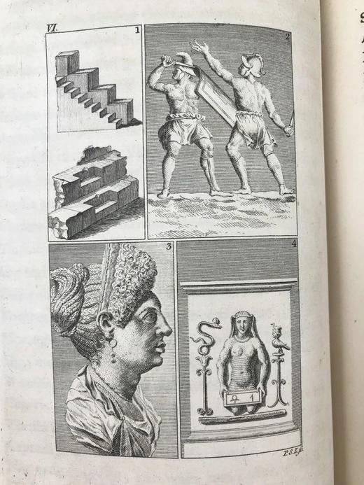 1763年 尤维纳利斯与佩尔修斯讽刺诗集 15帧铜版画插图 皮装18开 商品图5