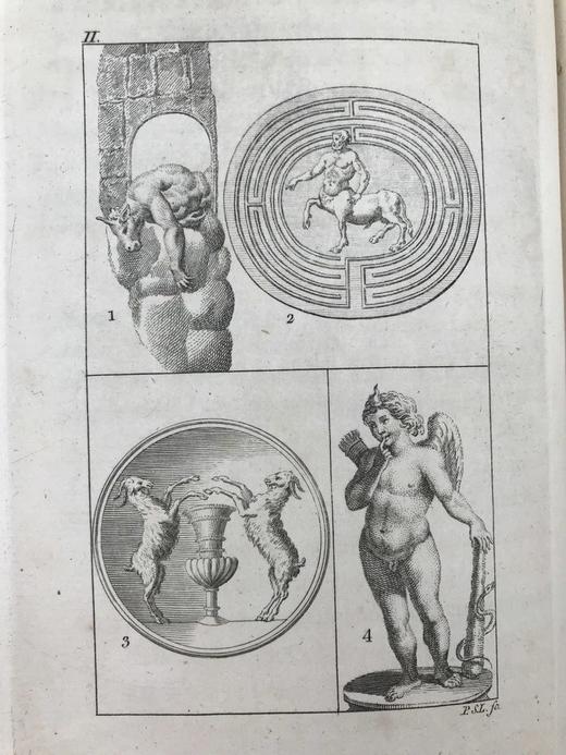 1763年 尤维纳利斯与佩尔修斯讽刺诗集 15帧铜版画插图 皮装18开 商品图9