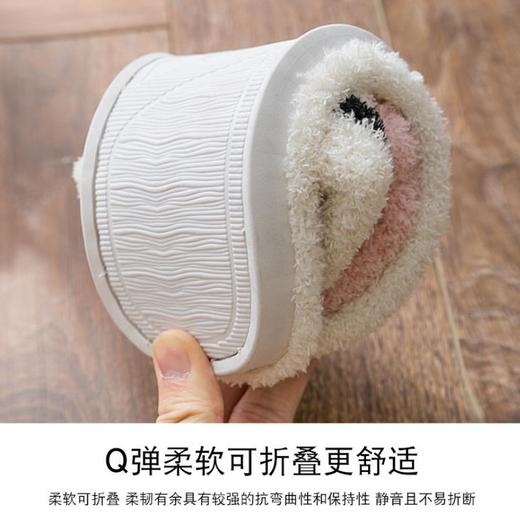 【服饰鞋包】棉拖鞋女冬季情侣居家厚底月子鞋防滑软底室内家用毛拖鞋冬天男士 商品图4