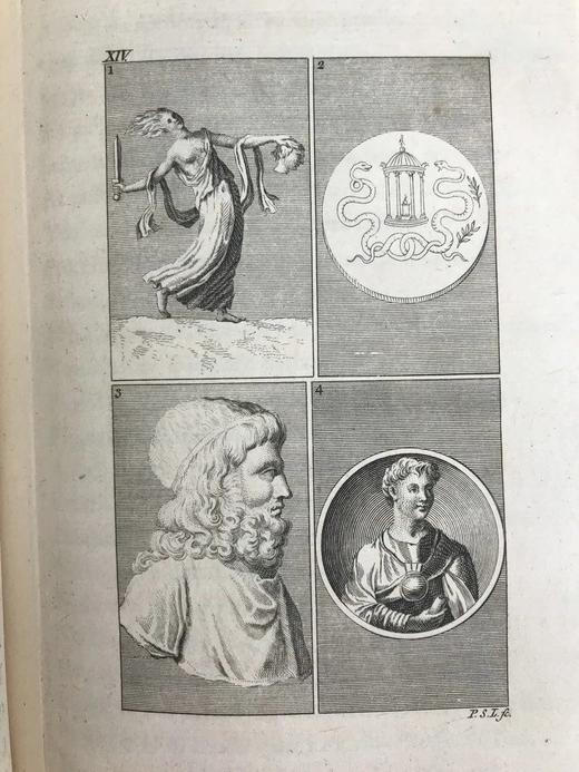 1763年 尤维纳利斯与佩尔修斯讽刺诗集 15帧铜版画插图 皮装18开 商品图14