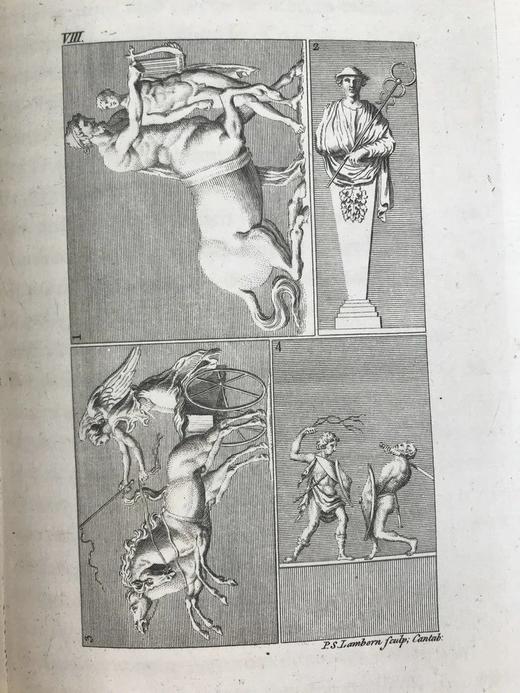 1763年 尤维纳利斯与佩尔修斯讽刺诗集 15帧铜版画插图 皮装18开 商品图11